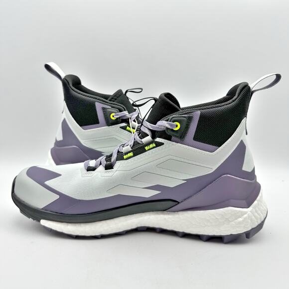 Adidas Womens Terrex Free Hiker 2 GTX Shoes US 10.5 Grey Purple Athletic WP NIB - Picture 8 of 13
